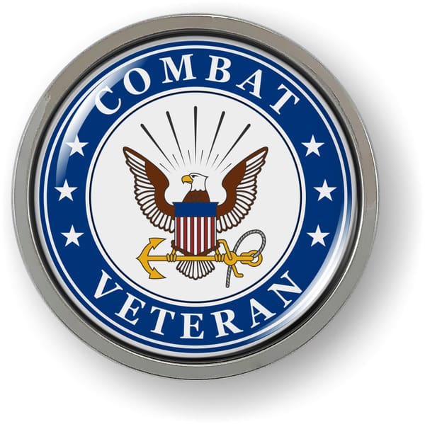 U.S. Navy Combat Veteran Emblem